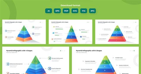 Pyramid Infographic Template, Infographics ft. infographic & commercial - Envato Elements