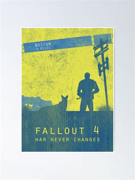 "Fallout 4 Game Poster" Poster by HAPPYDOOMSDAY | Redbubble