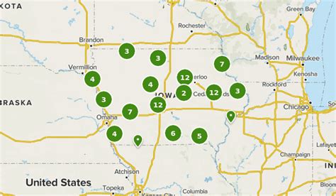 Iowa State Parks Map