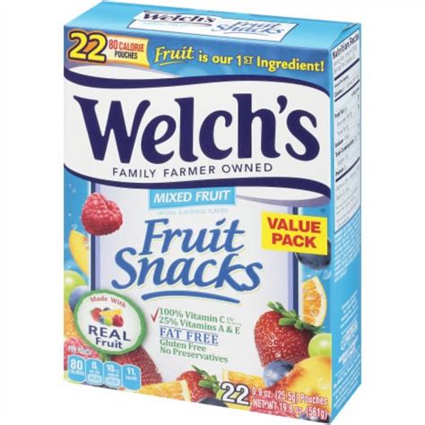 Welch's® Mixed Fruit Fruit Snacks 22 Count, 19.8 oz - QFC