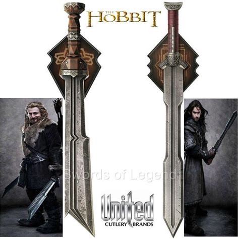 Hobbit Sword of Kili & Fili - Officially Licensed UC2952 & UC2953 *NEW* | eBay