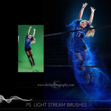 Volleyball Photoshop Templates ⋆ Fully Customizable w/ Tutorials