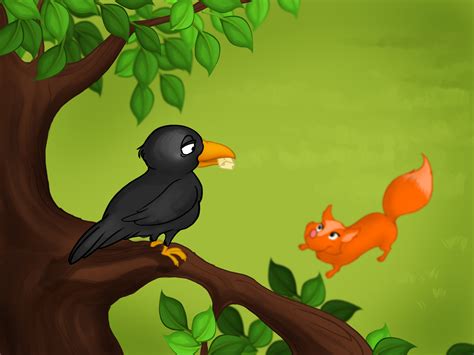 The Fox And Crow Story In English