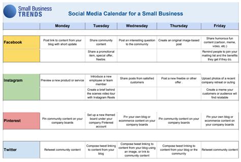 29 of the Best Free Content Calendar Templates - Social Media Strategies Summit Blog