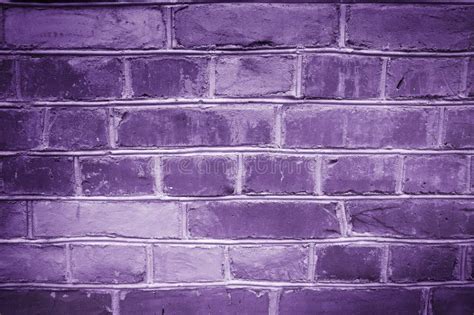 Purple Brick Wall Texture Close Up for Text Stock Photo - Image of close, dark: 275359164