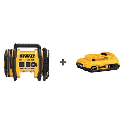 Dewalt Tire Inflator, Range 0 to 150 psi DCC020IB/DCB203 | Zoro