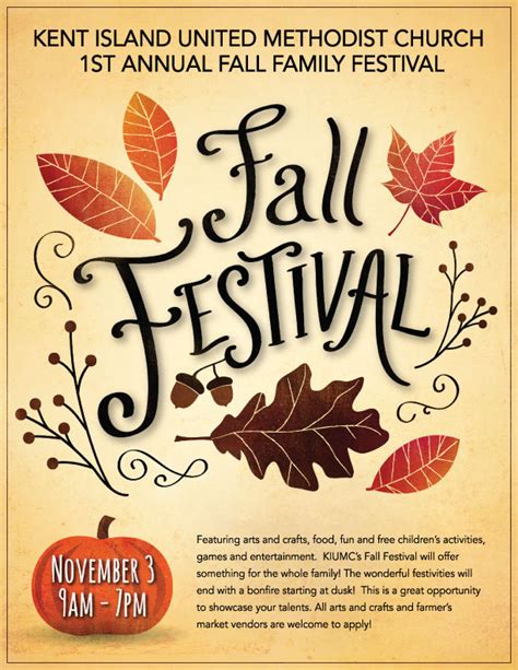 Free Printable Fall Festival Flyer Templates - Printable Word Searches