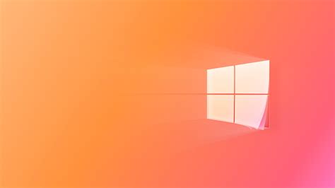 Windows 10 Microsoft Logo Orange 4K HD Technology Wallpapers | HD Wallpapers | ID #38379