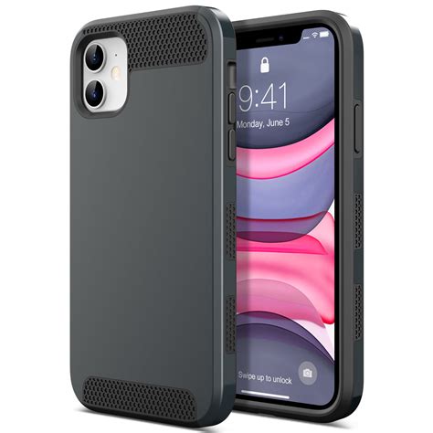 iPhone 11 Case, ULAK Slim Stylish Designed Shockproof Protective Hybrid Scratch Resistant Hard ...