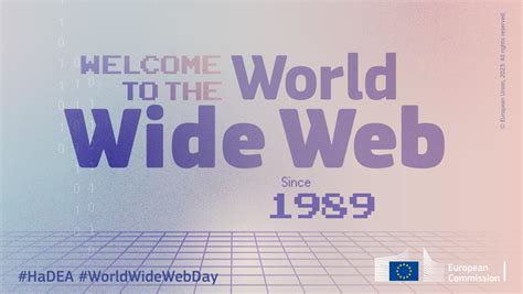 1 August - World Wide Web Day 2023 - European Commission