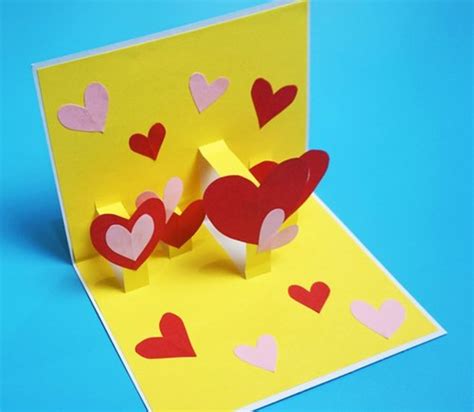 Pop Up Cards Diy Birthday : Heart Valentines Day Pop Up Card Easy Peasy And Fun / 5 out of 5 ...