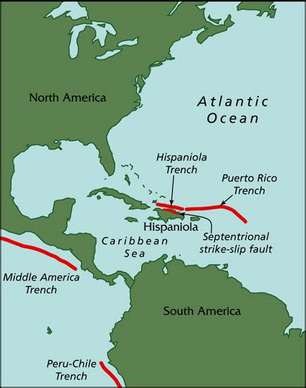 Puerto Rico Trench Map | Draw A Topographic Map