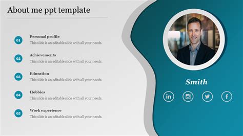 Personal Profile Template Ppt / Member Profile Template 2 Ppt Powerpoint Presentation Show Good ...