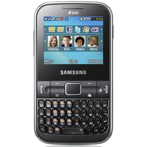 Samsung Ch@t 322 QWERTY Mobile Phone