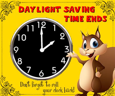 Roll Your Clock Back. Free Daylight Saving Time Ends eCards | 123 Greetings