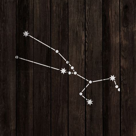 Taurus Constellation Stencil