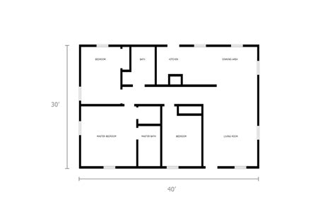 √ 30x30 Metal Building Floor Plans - Alumn Photograph