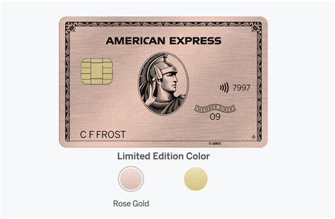 Rose Gold Amex / American Express Rose Gold Card Limit Edition Youtube