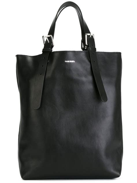 Black Leather Shopper Bags | semashow.com