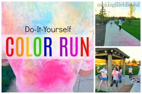 DIY Color Run for Youth Groups and Parties | Making Life Blissful