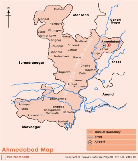 Where is Ahmedabad India? | Ahmedabad India Map | Map of Ahmedabad India - TravelsMaps.Com