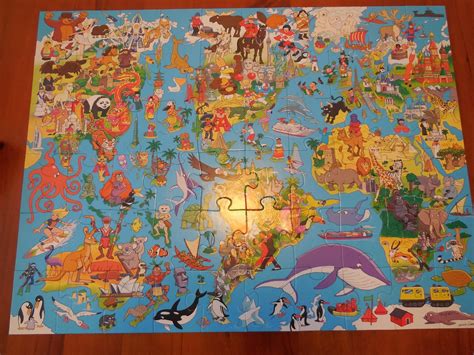 The Paper Maid: A World Map Jigsaw Puzzle