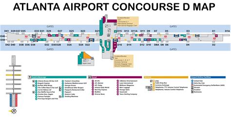 Atlanta Airport Map - Guide to ATL Terminals & Concourses