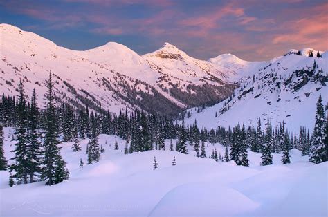 Marriott Basin in winter, Coast Mountains British Columbia Canada - Alan Majchrowicz Photography