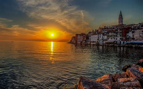 Sunset Rovinj Croatia Wallpapers - Wallpaper Cave