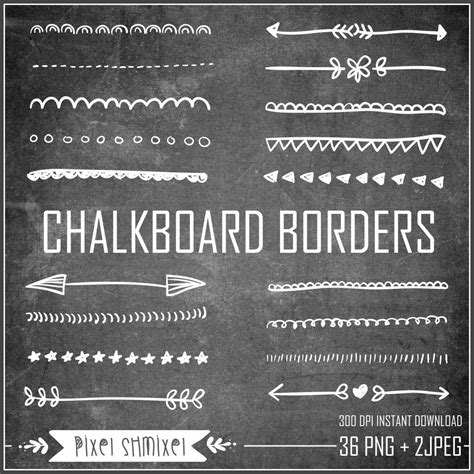 chalkboard borders clip art free 20 free Cliparts | Download images on Clipground 2024