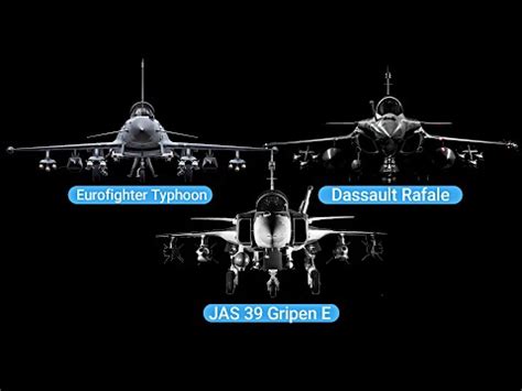 Eurofighter Typhoon vs Rafale vs Gripen – Which one is the BEST Fighter Jet? - YouTube