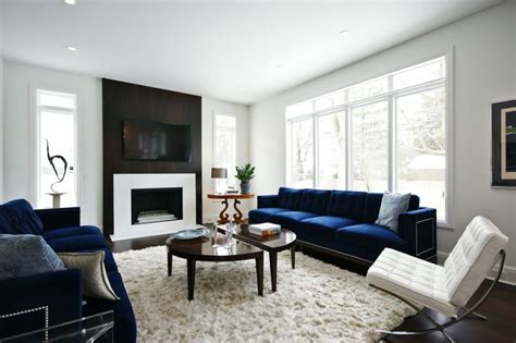 36+ Beautiful Blue Couch Living Room Decorating Ideas & Designs (2023)