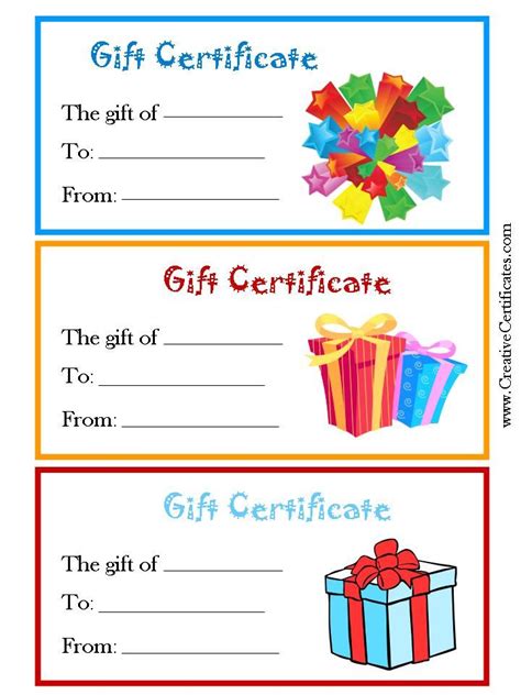 blank gift certificate free printable gift certificates christmas gift - free gift certificate ...