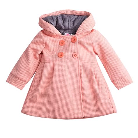 2017 Toddler Baby Girls Winter Warm Button Coat Hooded Outerwear Jacket Clothes Size 1 3T-in ...