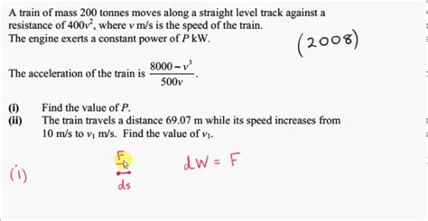 Differential Equations - Resistive Force Examples (2012 2008 HL) - YouTube