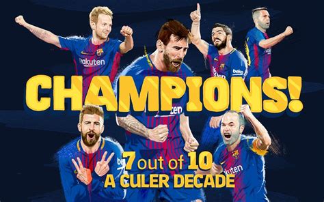 7th La Liga title in 10 seasons for FC Barcelona