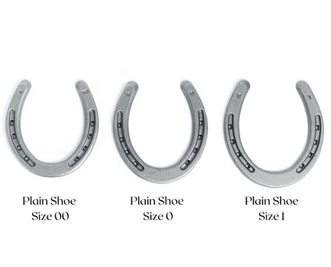 New Steel Horseshoes - Plain Shoe Size 1 - Sand Blasted Steel - The He – The Heritage Forge