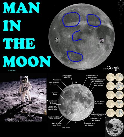 Man in the moon (pareidolia on the Google Earth Moon...) | Google Earth Community Forums