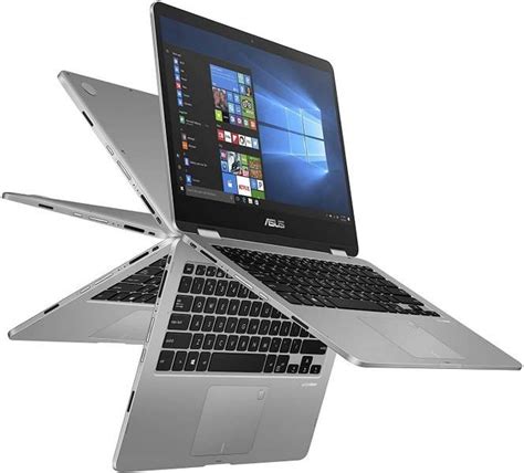 ASUS, VivoBook, Flip 14, 2-in-1, Convertible, Laptop, 14" HD, Touchscreen, Display, Intel ...