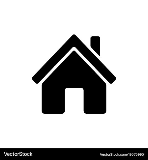 Home icon Royalty Free Vector Image - VectorStock