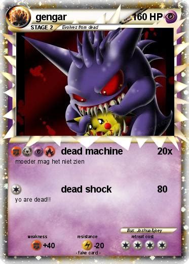 Pokémon gengar 138 138 - dead machine - My Pokemon Card