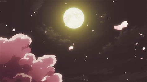 full moon anime gif | WiffleGif