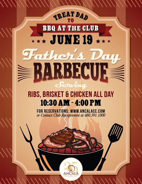 Father's Day BBQ | Ancala Country Club | Sunday, June 18, 2017