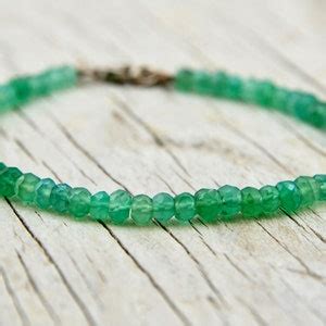 Green Garnet Gemstone Bracelet Garnet Jewellery Gemstone - Etsy