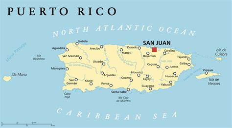 Puerto Rico Political Map - Eye of the Flyer