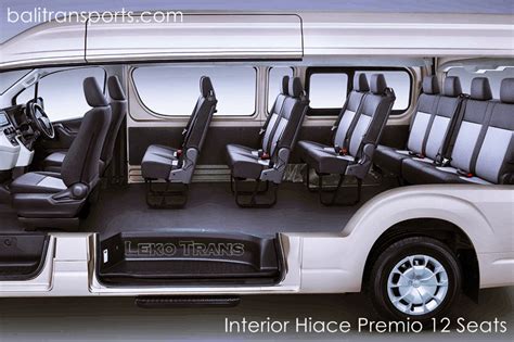 Toyota Hiace Premio 12 seats Rental and Hire Bali - Bali Transports