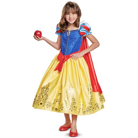 JAKKS Pacific, Inc. Disney Princess Girls Size Small (4/6X) Costume Dress With Hoop Skirt, Snow ...