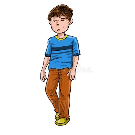 Cartoon Boy Walk Sad Stock Illustrations – 215 Cartoon Boy Walk Sad Stock Illustrations, Vectors ...