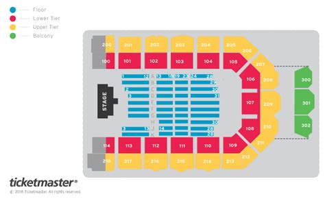 2020 Unibet Premier League Darts Seating Plan - Metro Radio Arena