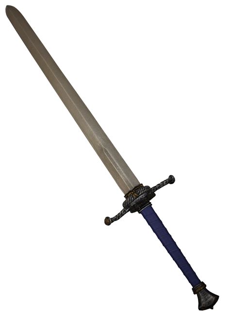 SWORDS - ROYAL GUARD SWORD - WOODEN GRIP WITH LEATHER - TARNISHED STEEL (43") RANDOM COLOURS ...